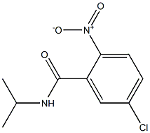 5-chloro-2-nitro-N-(propan-2-yl)benzamide 结构式