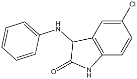 5-chloro-3-(phenylamino)-2,3-dihydro-1H-indol-2-one 结构式