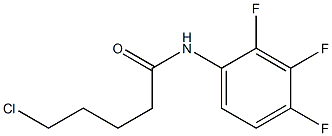 5-chloro-N-(2,3,4-trifluorophenyl)pentanamide 结构式
