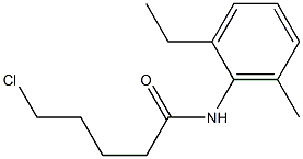 5-chloro-N-(2-ethyl-6-methylphenyl)pentanamide 结构式