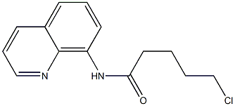 5-chloro-N-(quinolin-8-yl)pentanamide 结构式