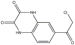 6-(2-chloroacetyl)-1,2,3,4-tetrahydroquinoxaline-2,3-dione 结构式