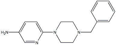6-(4-benzylpiperazin-1-yl)pyridin-3-amine 结构式