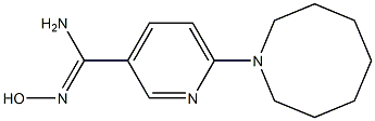 6-(azocan-1-yl)-N'-hydroxypyridine-3-carboximidamide 结构式
