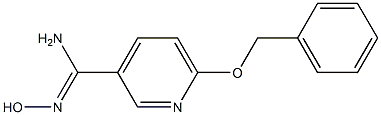 6-(benzyloxy)-N'-hydroxypyridine-3-carboximidamide 结构式