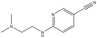 6-{[2-(dimethylamino)ethyl]amino}nicotinonitrile 结构式