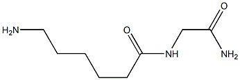 6-amino-N-(2-amino-2-oxoethyl)hexanamide 结构式