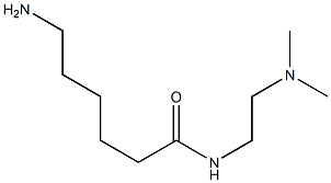 6-amino-N-[2-(dimethylamino)ethyl]hexanamide 结构式