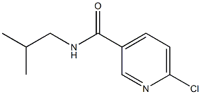 6-chloro-N-(2-methylpropyl)pyridine-3-carboxamide 结构式