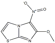 6-methoxy-5-nitroimidazo[2,1-b][1,3]thiazole 结构式