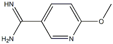 6-methoxypyridine-3-carboximidamide 结构式