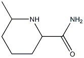 6-methylpiperidine-2-carboxamide 结构式