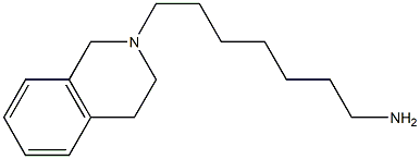 7-(1,2,3,4-tetrahydroisoquinolin-2-yl)heptan-1-amine 结构式