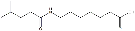 7-(4-methylpentanamido)heptanoic acid 结构式