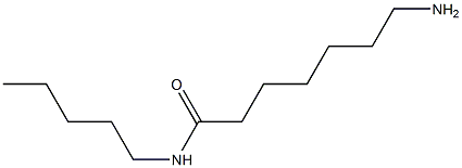 7-amino-N-pentylheptanamide 结构式