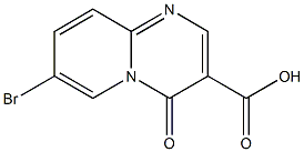 7-bromo-4-oxo-4H-pyrido[1,2-a]pyrimidine-3-carboxylic acid 结构式