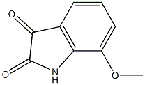 7-methoxy-2,3-dihydro-1H-indole-2,3-dione 结构式