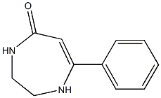 7-苯基-2,3,4,5-四氢-1H-1,4-重氮基庚英-5-酮 结构式