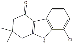 8-chloro-2,2-dimethyl-2,3,4,9-tetrahydro-1H-carbazol-4-one 结构式
