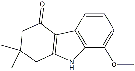 8-methoxy-2,2-dimethyl-2,3,4,9-tetrahydro-1H-carbazol-4-one 结构式