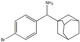 adamantan-1-yl(4-bromophenyl)methanamine 结构式