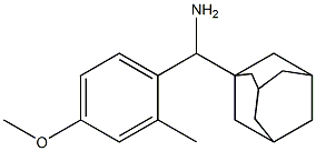 adamantan-1-yl(4-methoxy-2-methylphenyl)methanamine 结构式