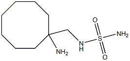 amino-N-[1-(aminomethyl)cyclooctyl]sulfonamide 结构式