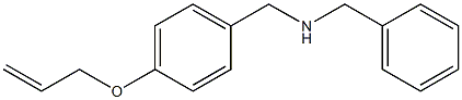 benzyl({[4-(prop-2-en-1-yloxy)phenyl]methyl})amine 结构式