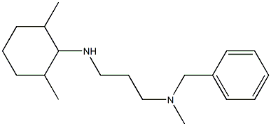 benzyl({3-[(2,6-dimethylcyclohexyl)amino]propyl})methylamine 结构式