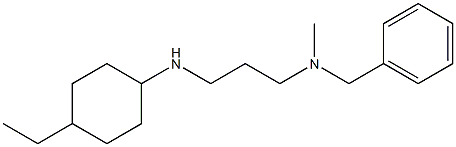 benzyl({3-[(4-ethylcyclohexyl)amino]propyl})methylamine 结构式