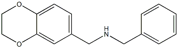 benzyl(2,3-dihydro-1,4-benzodioxin-6-ylmethyl)amine 结构式