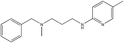 benzyl(methyl){3-[(5-methylpyridin-2-yl)amino]propyl}amine 结构式