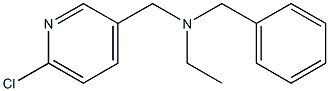 benzyl[(6-chloropyridin-3-yl)methyl]ethylamine 结构式