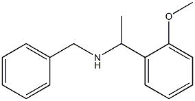 benzyl[1-(2-methoxyphenyl)ethyl]amine 结构式