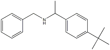 benzyl[1-(4-tert-butylphenyl)ethyl]amine 结构式