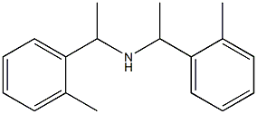 bis[1-(2-methylphenyl)ethyl]amine 结构式