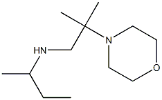 butan-2-yl[2-methyl-2-(morpholin-4-yl)propyl]amine 结构式