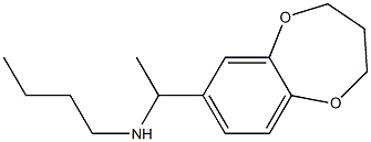 butyl[1-(3,4-dihydro-2H-1,5-benzodioxepin-7-yl)ethyl]amine 结构式