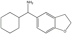 cyclohexyl(2,3-dihydro-1-benzofuran-5-yl)methanamine 结构式