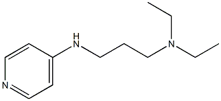 diethyl[3-(pyridin-4-ylamino)propyl]amine 结构式