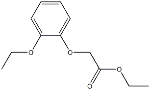 ethyl 2-(2-ethoxyphenoxy)acetate 结构式