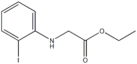 ethyl 2-[(2-iodophenyl)amino]acetate 结构式