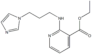 ethyl 2-{[3-(1H-imidazol-1-yl)propyl]amino}pyridine-3-carboxylate 结构式