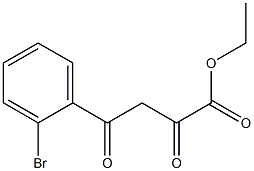 ethyl 4-(2-bromophenyl)-2,4-dioxobutanoate 结构式
