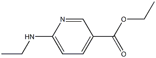 ethyl 6-(ethylamino)pyridine-3-carboxylate 结构式