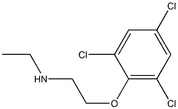 ethyl[2-(2,4,6-trichlorophenoxy)ethyl]amine 结构式