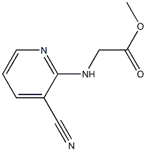 methyl [(3-cyanopyridin-2-yl)amino]acetate 结构式