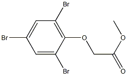 methyl 2-(2,4,6-tribromophenoxy)acetate 结构式