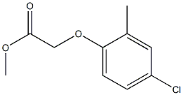 methyl 2-(4-chloro-2-methylphenoxy)acetate 结构式