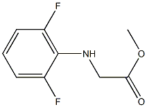 methyl 2-[(2,6-difluorophenyl)amino]acetate 结构式